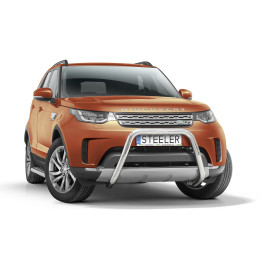 EC Homologated Bullbar, Steeler 4x4 "A" Bar, Color Silver, Land Rover Discovery 2017 - Present - EDK.ro