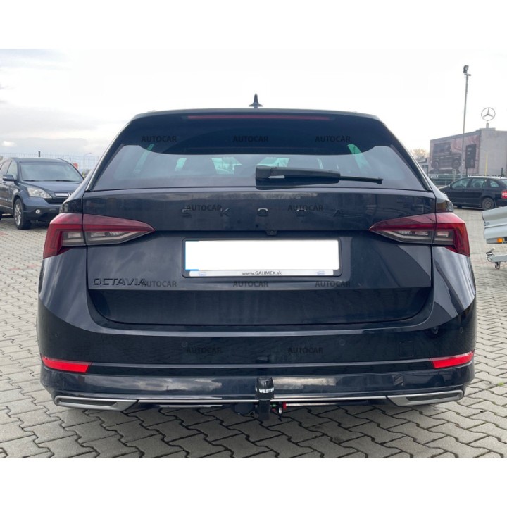 Cârlig de Remorcare Detașabil Vertical cu Cheie, Westfalia Automotive IV, Škoda Octavia 2023 - Prezent - EDK.ro
