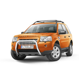 Bullbar Omologat RAR, Steeler 4x4 "A" Bar, Culoare Argintiu, Land Rover Freelander 2007 - 2014 - EDK.ro
