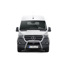 EC Homologated Bullbar, Steeler 4x4 "A" Bar, Color Silver, Mercedes-Benz Sprinter 2018 - Present - EDK.ro