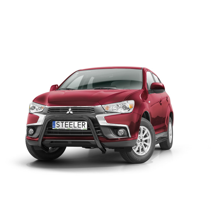 Bullbar Omologat RAR, Steeler 4x4 "A" Bar, Culoare Argintiu, Mitsubishi ASX 2017 - 2019 - EDK.ro