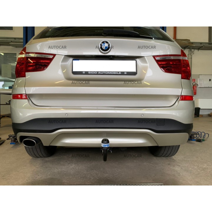 Vertical Detachable Towbar with Key, ORIS / Bosal F25, BMW X3 2014 - 2017 - EDK.ro