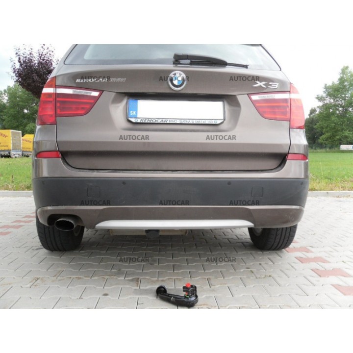 Vertical Detachable Towbar with Key, Westfalia Automotive F25, BMW X3 2014 - 2017 - EDK.ro