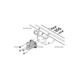 Towbar, Auto-Hak, Semi-Detachable System, Citroën Jumper Panel Van L1/L2/L3 2024 - Present - EDK.ro