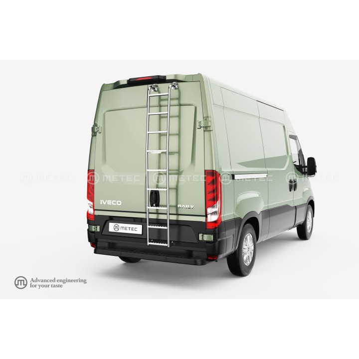 Rear Ladder, Metec Polish. H2 Roof, Iveco Daily 2024 - Present - EDK.ro