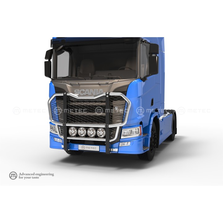 Bullbar Omologat RAR, Metec Cattleguard, Scania Seria G 2016 - Prezent - EDK.ro