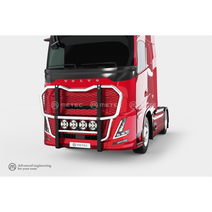 EC Homologated Bullbar, Metec Cattleguard, Volvo FH 2024 - Present - EDK.ro