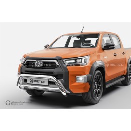 Bullbar Omologat RAR, Metec EuroBar, Toyota Hilux 2021 - Prezent - EDK.ro