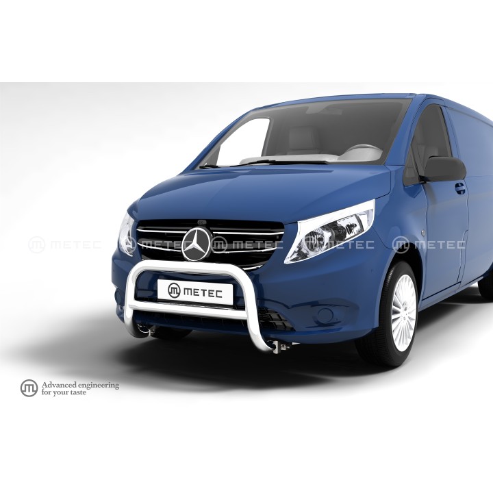 Bullbar Omologat RAR, Metec EuroBar, Mercedes-Benz Citan 2019 - 2024 - EDK.ro
