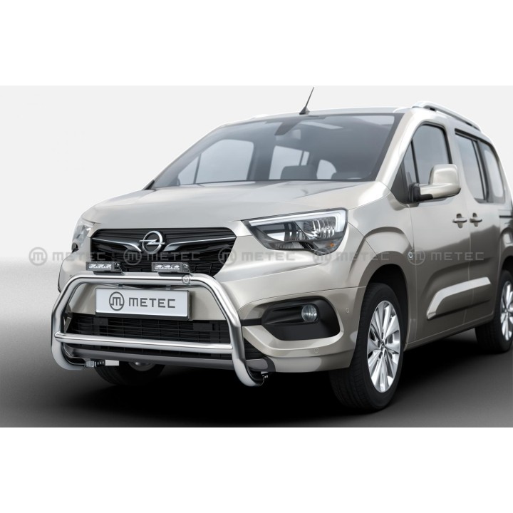 EC Homologated Bullbar, Metec EuroBar, Opel Combo 2018 - Present - EDK.ro
