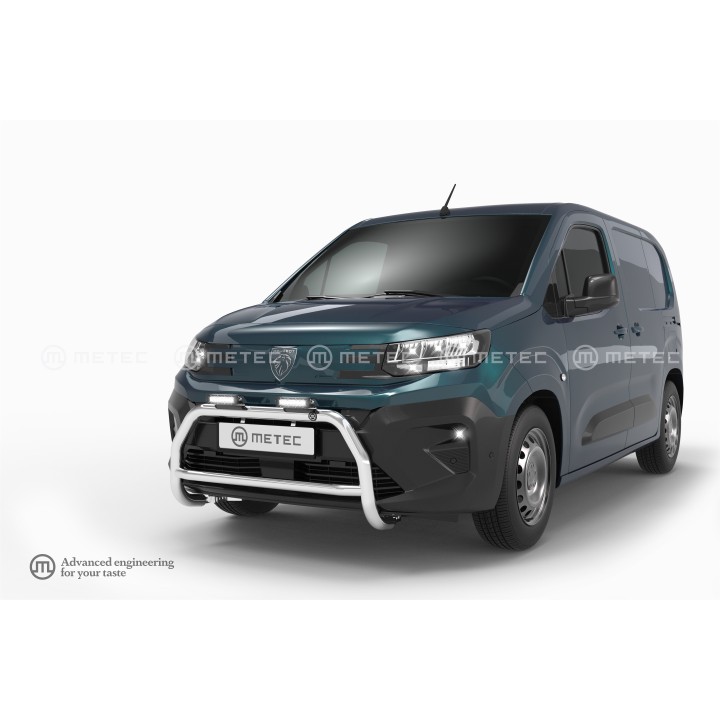 EC Homologated Bullbar, Metec EuroBar, Peugeot Boxer 2024 - Present - EDK.ro