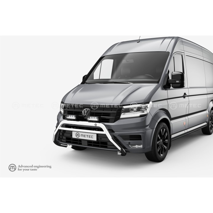 EC Homologated Bullbar, Metec EuroBar, Volkswagen Caddy 2017 - Present - EDK.ro