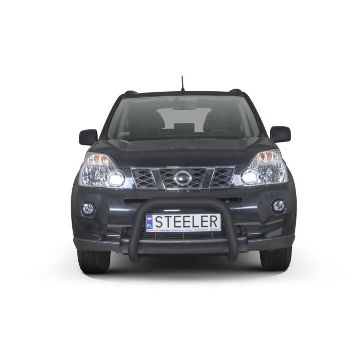EC Homologated Bullbar, Steeler 4x4 "A" Bar, Color Silver, Nissan X-Trail 2010 - 2014 - EDK.ro