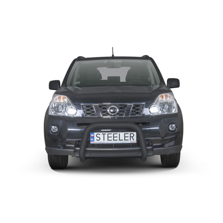 Bullbar Omologat RAR, Steeler 4x4 "A" Bar, Culoare Negru, Nissan X-Trail 2010 - 2014 - EDK.ro