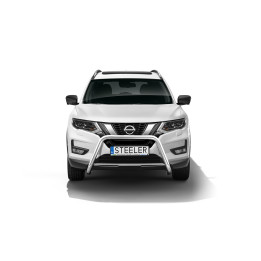 Bullbar Omologat RAR, Steeler 4x4 "A" Bar, Culoare Argintiu, Nissan X-Trail 2018 - 2021 - EDK.ro