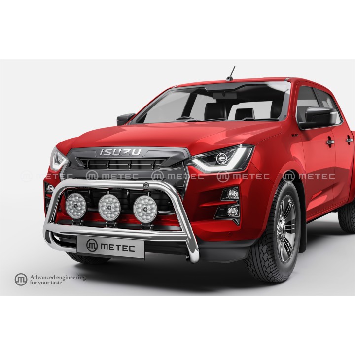 Bullbar Omologat RAR, Metec NordicBar, Isuzu D-Max 2020 - 2024 - EDK.ro