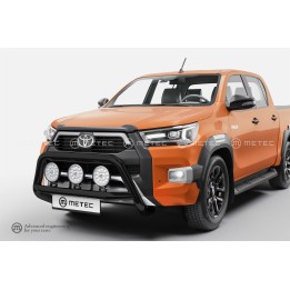 EC Homologated Bullbar, Metec NordicBar, Toyota Hilux 2021 - Present - EDK.ro