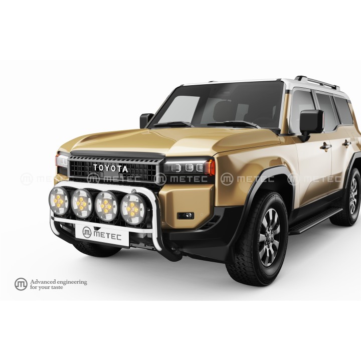 Bullbar Omologat RAR, Metec NordicBar, Toyota Land Cruiser 250 2024 - Prezent - EDK.ro