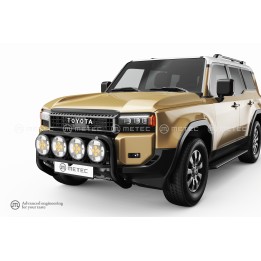 Bullbar Omologat RAR, Metec NordicBar, Toyota Land Cruiser 250 2024 - Prezent - EDK.ro