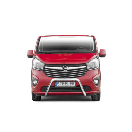 Bullbar Omologat RAR, Steeler 4x4 "A" Bar, Culoare Argintiu, Opel Vivaro 2014 - 2019 - EDK.ro