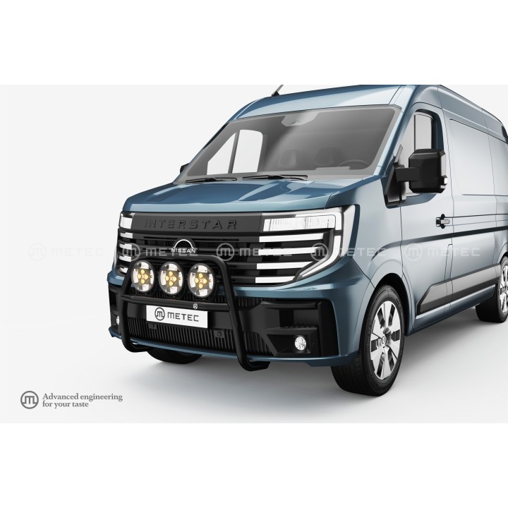 EC Homologated Bullbar, Metec NordicBar, Nissan Interstar 2024 - Present - EDK.ro