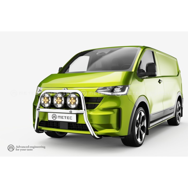 EC Homologated Bullbar, Metec NordicBar, Volkswagen Caddy 2024 - Present - EDK.ro