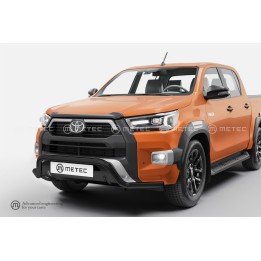 EC Homologated Bullbar, Metec SpoilerBar, Toyota Hilux 2021 - Present - EDK.ro