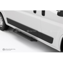 Praguri Laterale, Metec PRO Black, Fiat Ducato 2007 - 2024 - EDK.ro