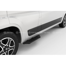 Praguri Laterale, Metec PRO Black, Fiat Ducato 2024 - Prezent - EDK.ro