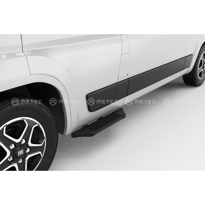 Praguri Laterale, Metec PRO Black, Fiat Ducato 2024 - Prezent - EDK.ro