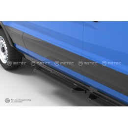 Side Steps, Metec PRO Black, Ford Connect 2018 - 2023 - EDK.ro