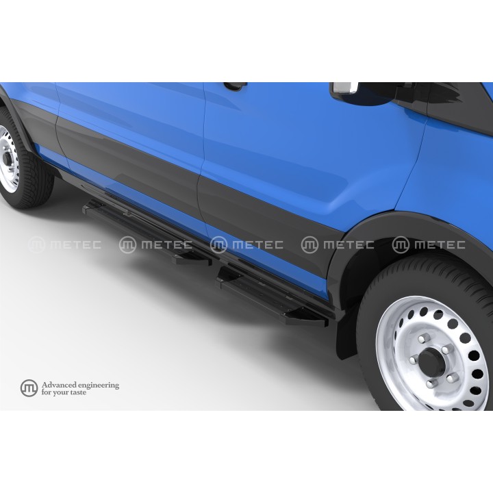 Side Steps, Metec PRO Black, Ford Connect 2019 - Present - EDK.ro