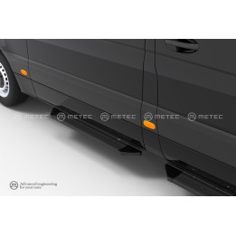 Praguri Laterale, Metec PRO Black, Mercedes-Benz Citan 2007 - 2018 - EDK.ro