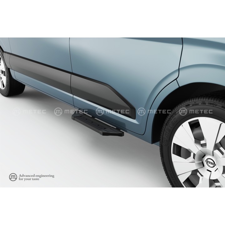 Side Steps, Metec PRO Black, Nissan Interstar 2024 - Present - EDK.ro