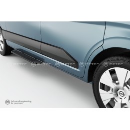 Side Steps, Metec PRO Black, Nissan Interstar 2024 - Present - EDK.ro