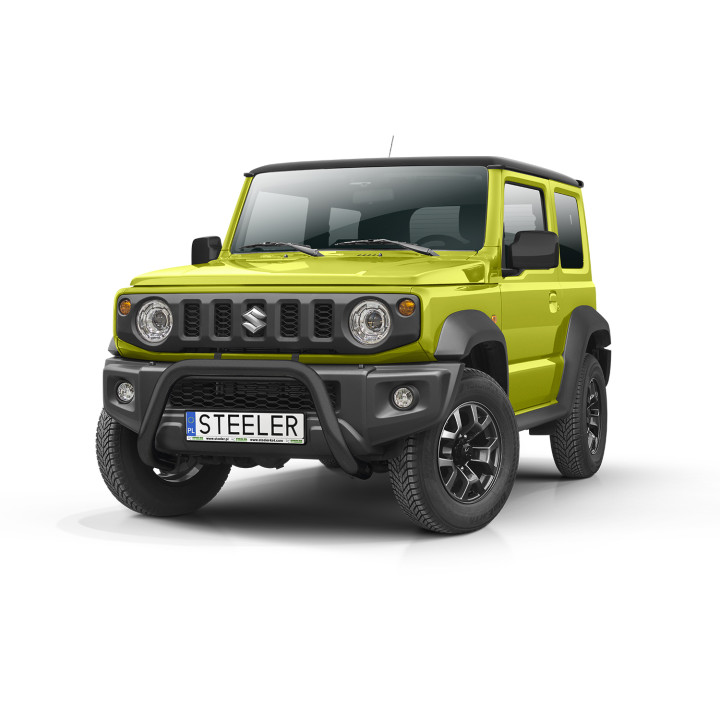 Bullbar Omologat RAR, Steeler 4x4 "A" Bar, Culoare Argintiu, Suzuki Jimny 2018 - Prezent - EDK.ro
