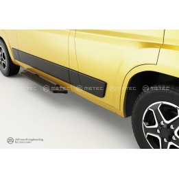 Side Steps, Metec PRO Black, Opel Combo 2024 - Present - EDK.ro