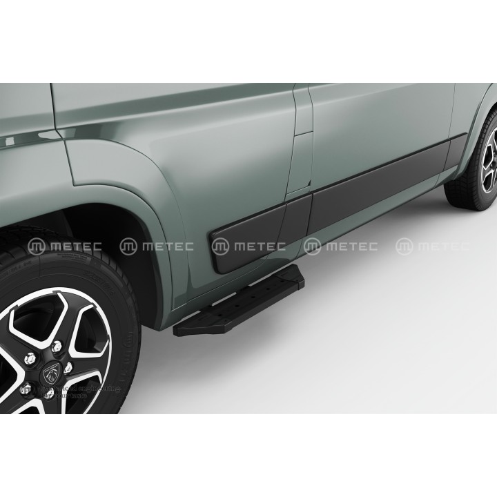 Praguri Laterale, Metec PRO Black, Peugeot Boxer 2024 - Prezent - EDK.ro
