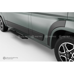 Praguri Laterale, Metec PRO Black, Peugeot Boxer 2024 - Prezent - EDK.ro