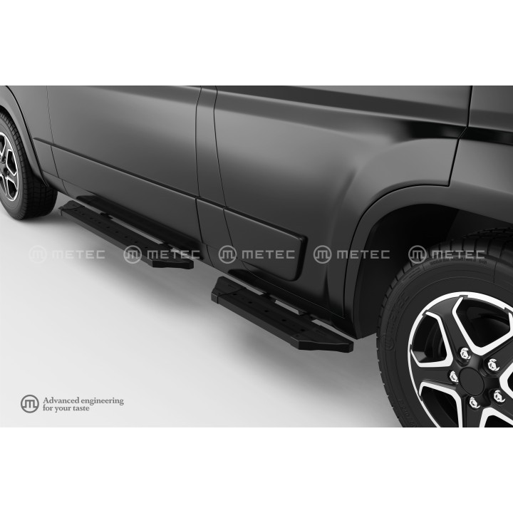 Side Steps, Metec PRO Black, Toyota ProAce 2024 - Present - EDK.ro