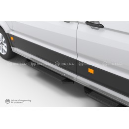 Praguri Laterale, Metec PRO Black, Volkswagen Caddy 2017 - Prezent - EDK.ro