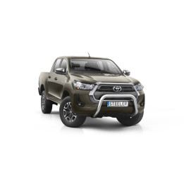 Bullbar Omologat RAR, Steeler 4x4 "A" Bar, Culoare Argintiu, Toyota Hilux 2021 - Prezent - EDK.ro