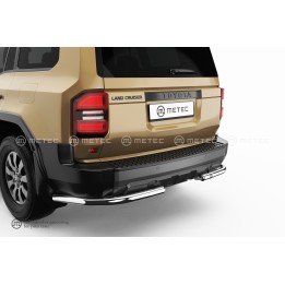 Colțare de Protecție Spate, Metec Corner ø60, Toyota Land Cruiser 250 2024 - Prezent - EDK.ro