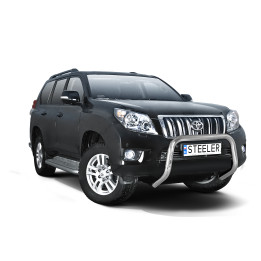 Bullbar Omologat RAR, Steeler 4x4 "A" Bar, Culoare Argintiu, Toyota Land Cruiser 150 2010 - 2013 - EDK.ro