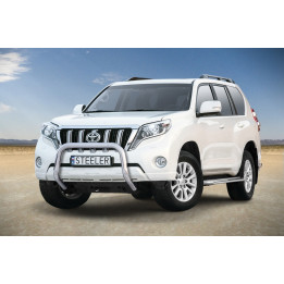 EC Homologated Bullbar, Steeler 4x4 "A" Bar, Color Silver, Toyota Land Cruiser 150 2013 - 2017 - EDK.ro
