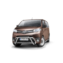 EC Homologated Bullbar, Steeler 4x4 "A" Bar, Color Silver, Toyota ProAce 2016 - Present - EDK.ro