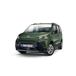 EC Homologated Bullbar, Steeler 4x4 "A" Bar, Color Black, Toyota ProAce City 2019 - Present - EDK.ro