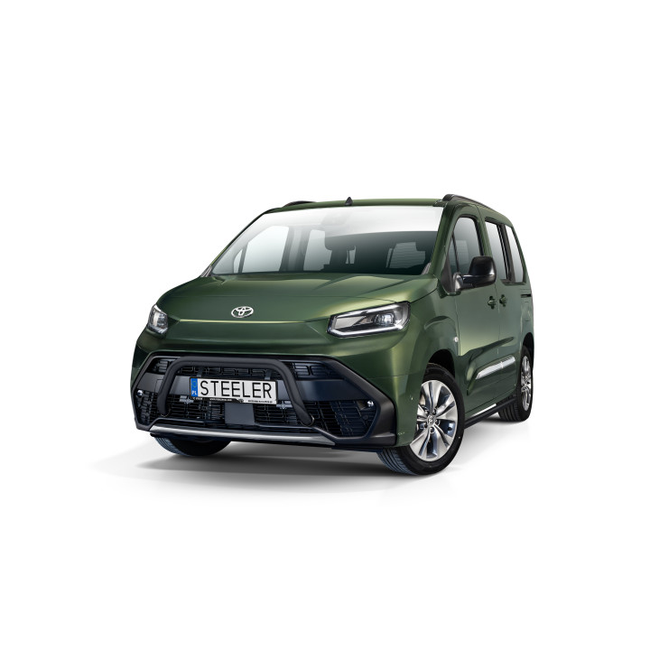Bullbar Omologat RAR, Steeler 4x4 "A" Bar, Culoare Negru, Toyota ProAce City 2019 - Prezent - EDK.ro