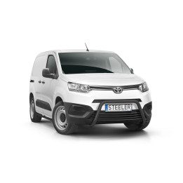 EC Homologated Bullbar, Steeler 4x4 "A" Bar, Color Black, Toyota ProAce City Furgon 2019 - Present - EDK.ro