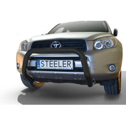 EC Homologated Bullbar, Steeler 4x4 "A" Bar, Color Black, Toyota RAV4 2006 - 2010 - EDK.ro
